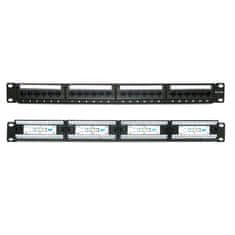 XtendLan Patch panel 19", 24 portů, Cat5e