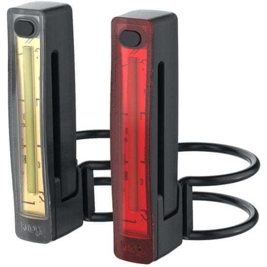 Knog Světla Plus Twinpack - přední, zadní, translucent