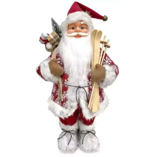 MAGIC HOME Santa stojící, červený, 122 cm