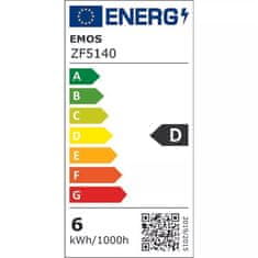 Emos LED žárovka ZF5140 LED žárovka Filament A60 5,9W E27 teplá bílá