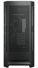 COUGAR PC skříň AIRFACE Black Mid Tower Mesh Front Panel 1 x 120mm Fan TG Left Panel Black