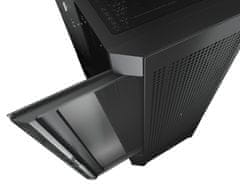 COUGAR PC skříň AIRFACE Black Mid Tower Mesh Front Panel 1 x 120mm Fan TG Left Panel Black