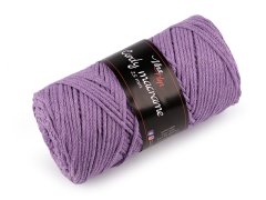 Pletací příze Cordy Macrame 250 g - (8051) fialová lila