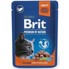 Brit premium Cat kaps. Salmon for Sterilized 100 g