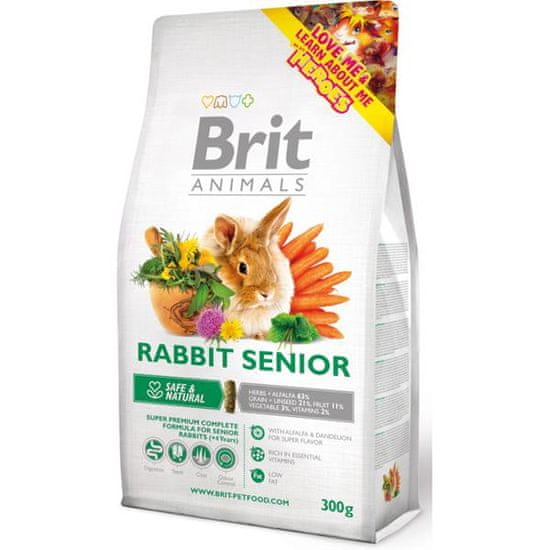 Brit Animals RABBIT SENIOR Complete 300 g