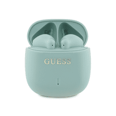 Guess Bezdrátová sluchátka Printed Classic Logo TWS Green