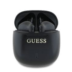 Guess Bezdrátová sluchátka Printed Classic Logo TWS Black