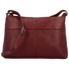 Bellugio Stylová dámská malá crossbody kabelka Lamiss, vínová