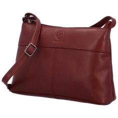 Bellugio Stylová dámská malá crossbody kabelka Lamiss, vínová