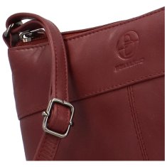 Bellugio Stylová dámská malá crossbody kabelka Lamiss, vínová