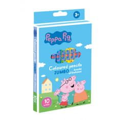 Astra Tříhranné jumbo barvičky "Peppa Pig" - 10 barev, 312024054