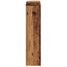 Vidaxl Kryt na radiátor old wood 205 x 21,5 x 83,5 cm kompozitní dřevo