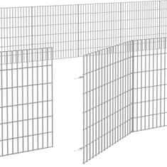 Vidaxl Ohrádka pro zvířata 48 panelů 54 x 60 cm pozinkované železo