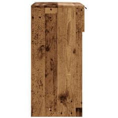 Vidaxl Konzolový stolek old wood 90x36x75 cm kompozitní dřevo