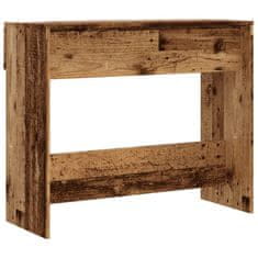 Vidaxl Konzolový stolek old wood 90x36x75 cm kompozitní dřevo