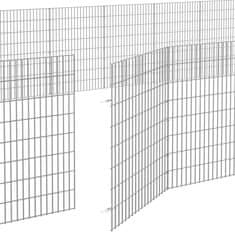 Vidaxl Ohrádka pro zvířata 48 panelů 54 x 80 cm pozinkované železo