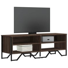 Vidaxl TV skříňka hnědý dub 122 x 34 x 41 cm kompozitní dřevo