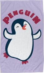 FARO Textil Bavlněná froté osuška PENGUIN 018 30x50 cm fialová