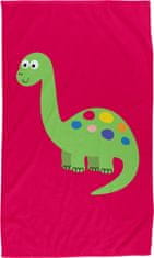 FARO Textil Bavlněná froté osuška DINO 014 30x50 cm červeno-růžová