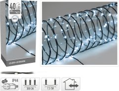 Mondex Vánoční LED světelný řetěz Soft Wire II 3 m studený bílý