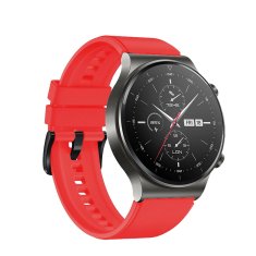 IZMAEL Silikonový řemínek pro Huawei Watch GT 2/3/4, 2 Pro/3 Pro/4 Pro, GT 2e (46 mm) - Červená KP35336