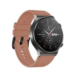 IZMAEL Silikonový řemínek pro Huawei Watch GT 2/3/4, 2 Pro/3 Pro/4 Pro, GT 2e (46 mm) - Hnědá KP35351