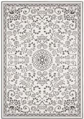 NORTHRUGS Kusový koberec Twin Supreme 103864 Leyte Black/Cream – na ven i na doma 200x290