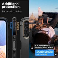 Spigen Rugged Armor silikonové pouzdro na Samsung Galaxy A14 Matte black