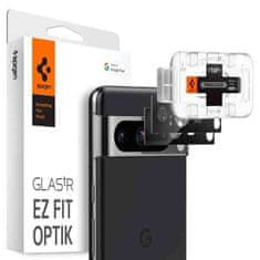 Spigen Ochrana fotoaparátu Spigen OPTIK.TR "EZ FIT" 2BALENÍ Google Pixel 8 Black