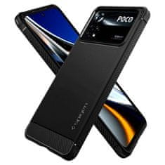 Spigen Rugged Armor silikonové pouzdro na Xiaomi POCO X4 PRO 5G / Note 11 Pro Matte black