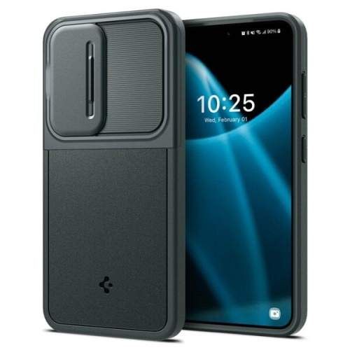 Spigen Hybridní obal na Samsung Galaxy S24 5G Spigen Optik Armor Abyss Green