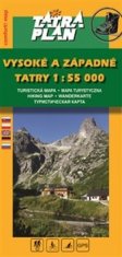 Vysoké a Západné Tatry - 1:55 000 - SK, comfort! map