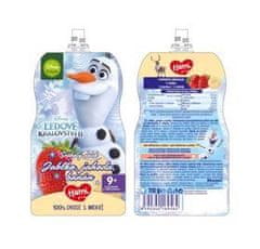 Hami Disney Frozen Olaf ovocnozeleninová kapsička Jablko, Jahoda, Banán 110 g, 9+