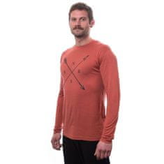 Sensor Triko Merino Active SNSR - pánské, dlouhý, terakota - Velikost 2XL