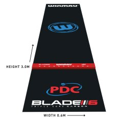 Winmau Dart Mat - Koberec k terči - Pro Zone Precision - with oche