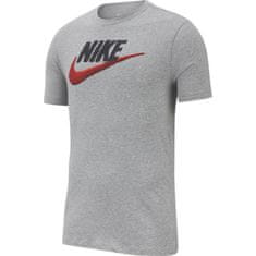 Nike Tričko šedé M Tee Brand Mark