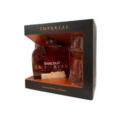 Ron Barcelo Dárková sada Barceló Imperial 38% 0,7l + 2 skleničky