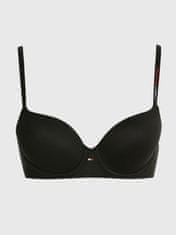 Tommy Hilfiger Dámská podprsenka ULTRA SOFT DEMI-CUP BRA UW0UW03159BDS černá - Tommy Hilfiger 75B