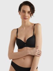 Tommy Hilfiger Dámská podprsenka ULTRA SOFT DEMI-CUP BRA UW0UW03159BDS černá - Tommy Hilfiger 75B