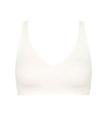 Triumph Dámská podprsenka ZERO Feel Bliss Soft bra - Sloggi hedvábně bílá (00GZ) 000S