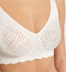 Triumph Dámská podprsenka ZERO Feel Bliss Soft bra - Sloggi hedvábně bílá (00GZ) 000S