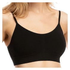 Julimex Dámský sportovní top Lounge bra black - JULIMEX černá M