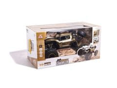 KIK RC auto Rock Crawler 2.4GHz 1:8 51cm zlatý