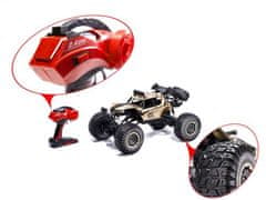 KIK RC auto Rock Crawler 2.4GHz 1:8 51cm zlatý