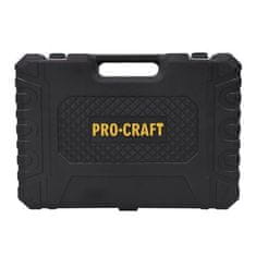 Procraft Bruska úhlová Procraft PWA220 + 10x řezný kotouč CD125x1.0b v kovovém boxu | SPWA220/CD125x1.0b, 6977694794888