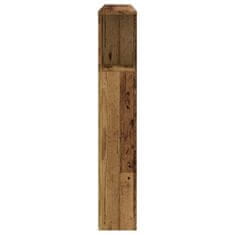 Vidaxl Čelo postele s úložným prostorem old wood 160 x 18,5 x 103,5 cm