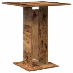 Vidaxl Bistro stolek old wood 60 x 60 x 75 cm kompozitní dřevo