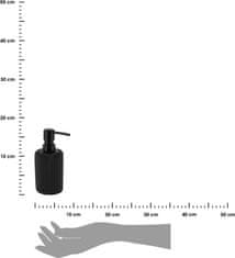 Dekorstyle Dávkovač na mýdlo ISSARD 230 ml černý