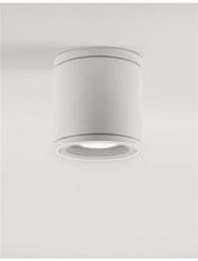 Nova Luce NOVA LUCE venkovní stropní svítidlo CERISE bílý litý hliník a skleněný difuzor GU10 1x7W IP54 220-240V bez žárovky 9040061