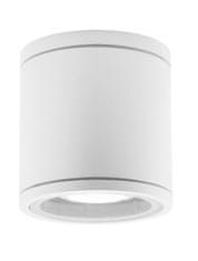 Nova Luce NOVA LUCE venkovní stropní svítidlo CERISE bílý litý hliník a skleněný difuzor GU10 1x7W IP54 220-240V bez žárovky 9040061